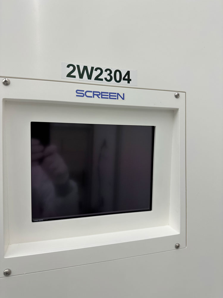 Used DNS Dainippon Screen WS-820L Wet Station