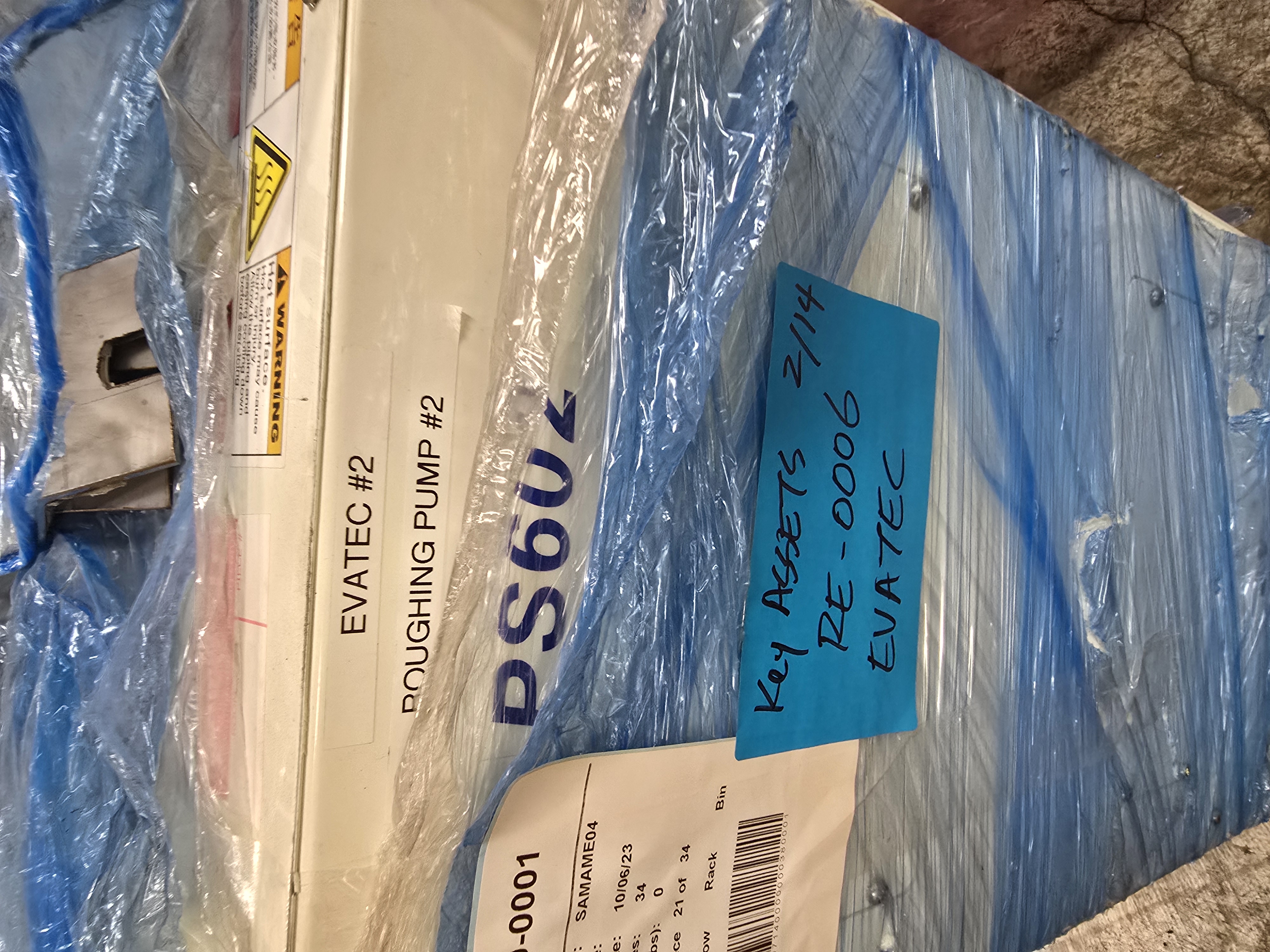 Used EVATEC BAK 1401