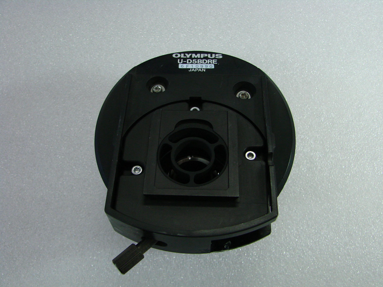 Used Olympus U-D5BDRE : 5 Position Nosepiece with DIC Slider Slot NEO Thread  U-D5BDRE : 5 Position Nosepiece with DIC Slider Slot NEO Thread