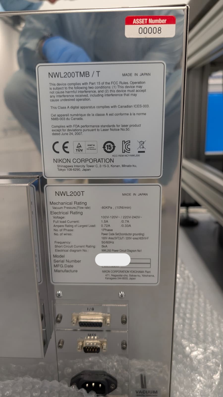 Used 2017 NIKON NEXIV VMZ-R3020TZ VMM with Nikon Wafer Loader NWL200TMB/T