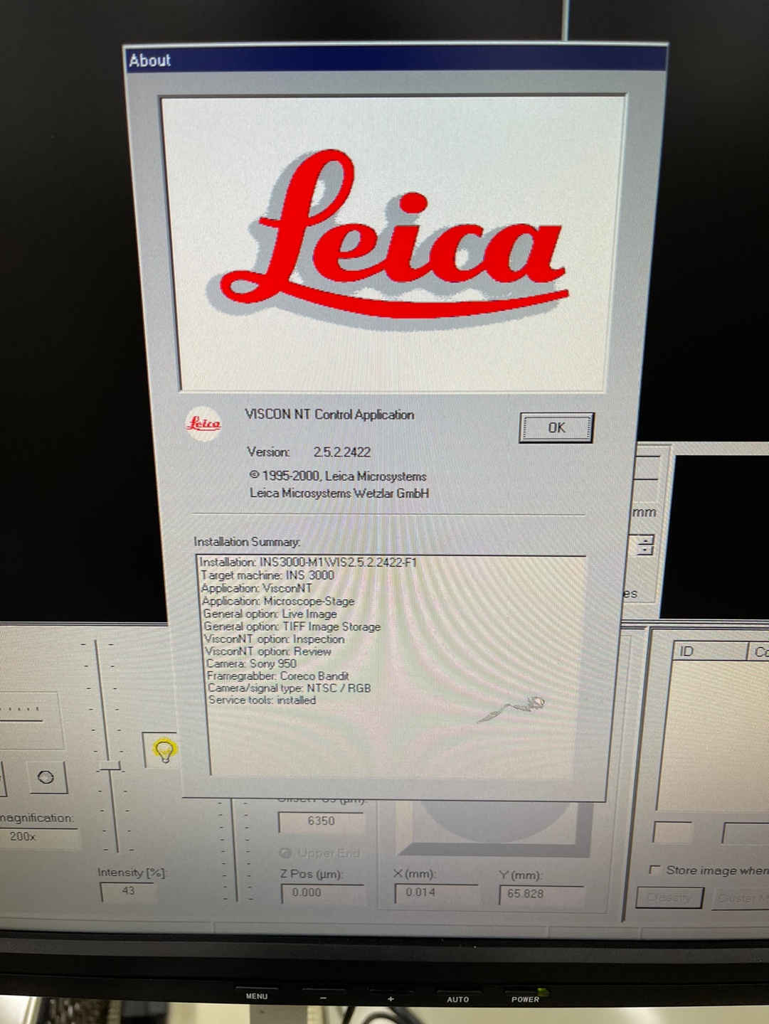 Used Leica INS 3000