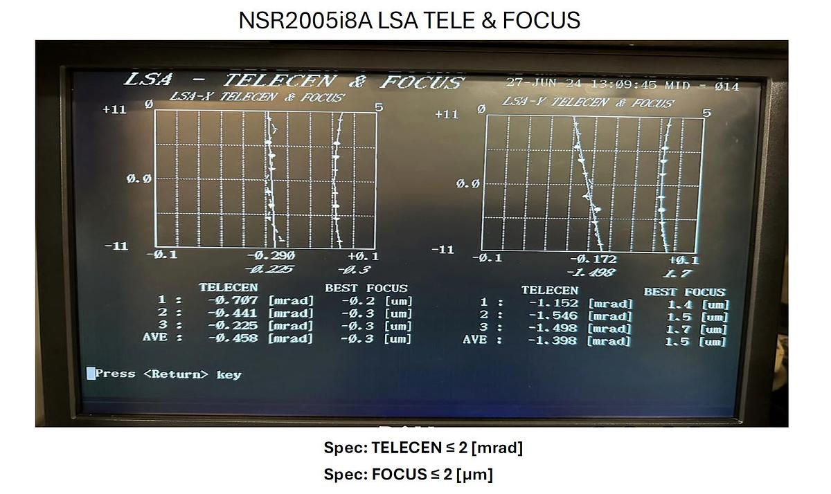 Used Nikon i8A Stepper for Sale at Tara Semiconductor Technology