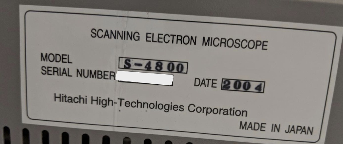 Refurbished 2004 HITACHI S-4800 II
