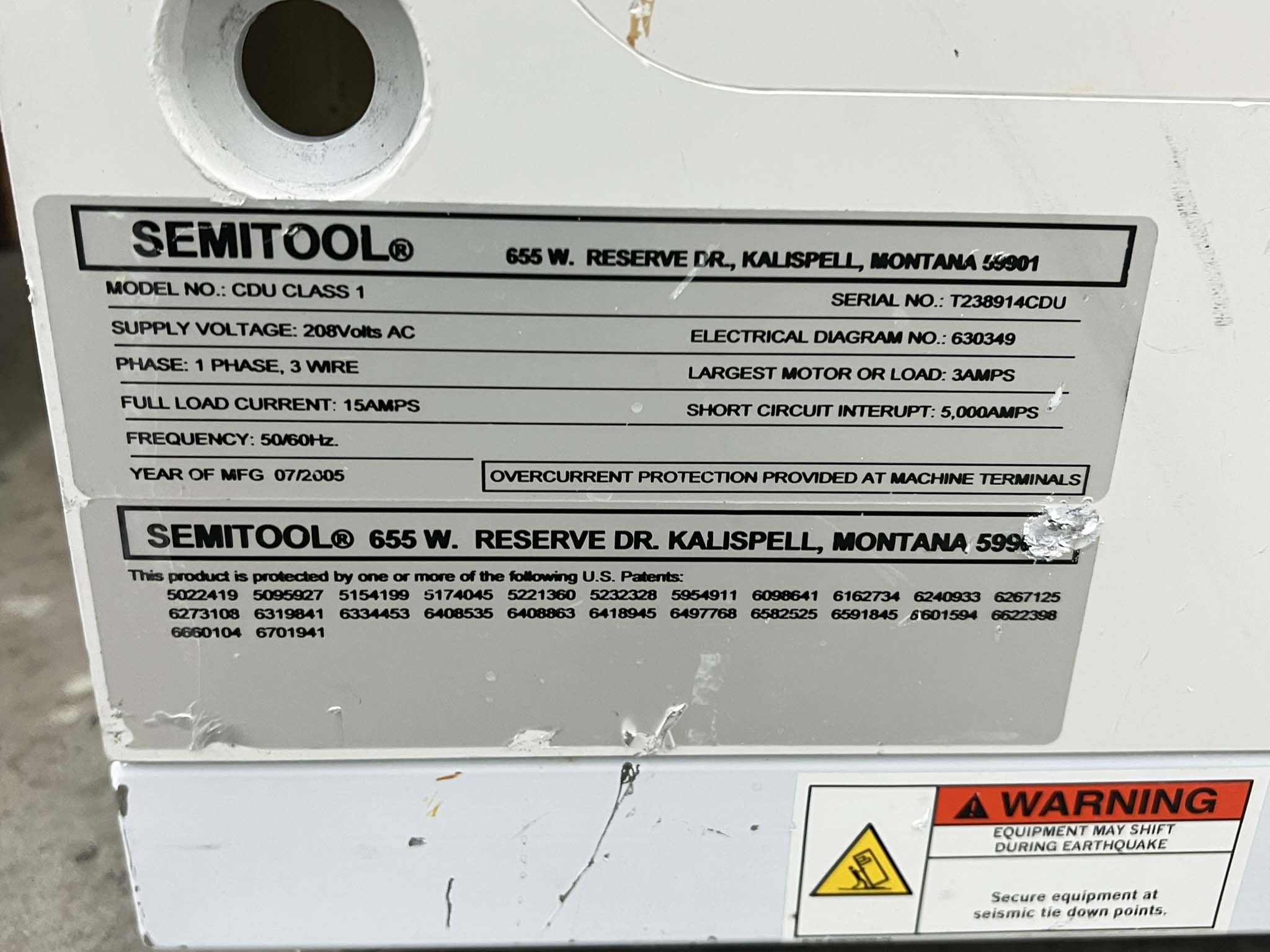 Used 2005 Semitool Raider R208FMC2  ECD Tool