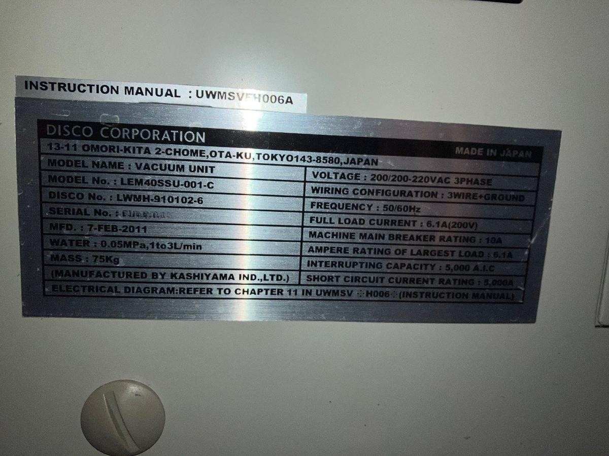 Used 2011 Disco DTG8440 Taiko Grinder