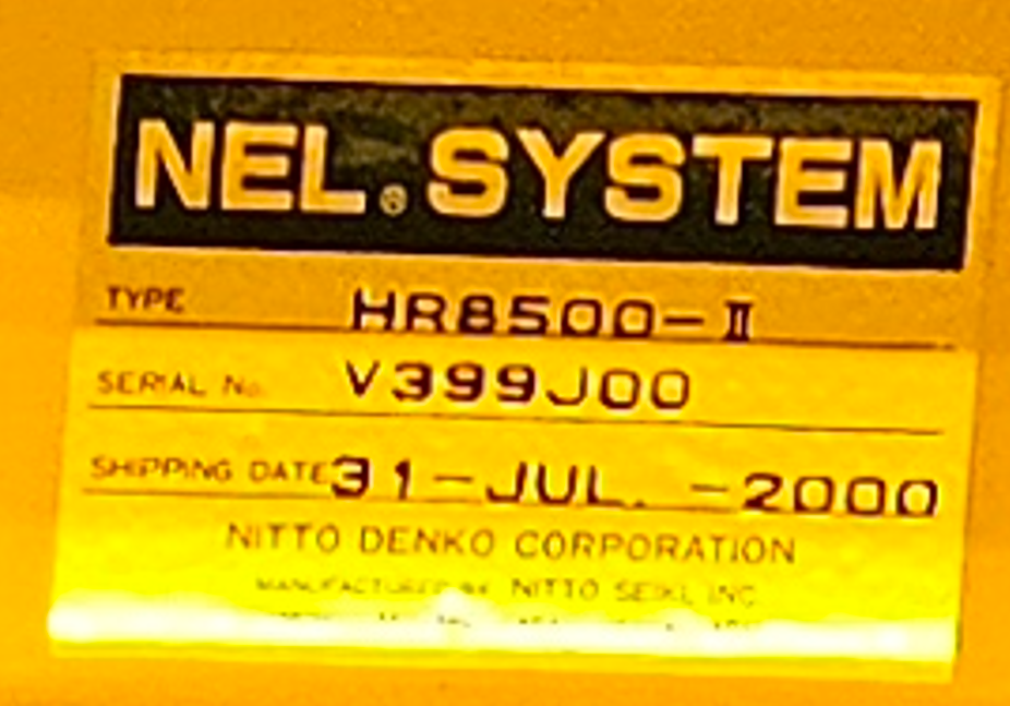 Used 2000 Nitto HR 8500-11 De-Taper