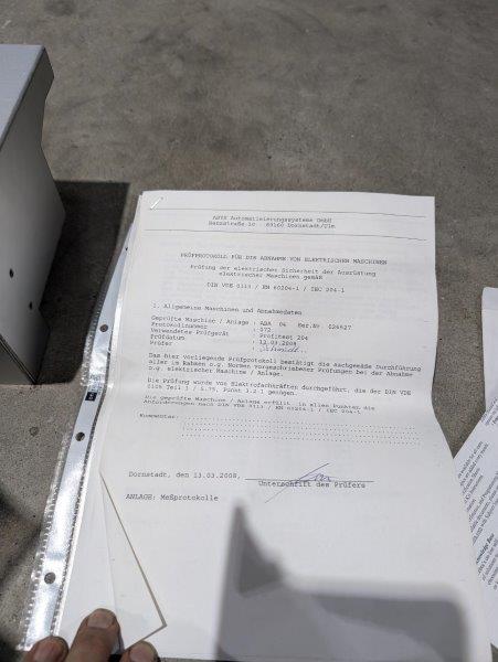 Used ASYS ABA04 Label printer