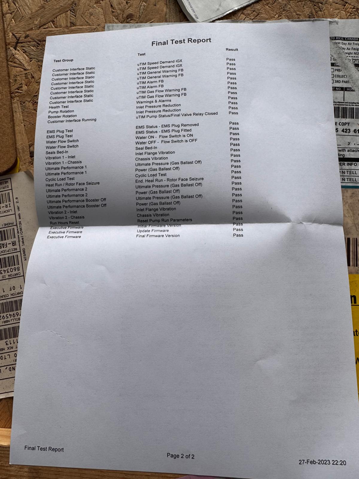 Refurbished Edwards IGX600L Vacuum Pump