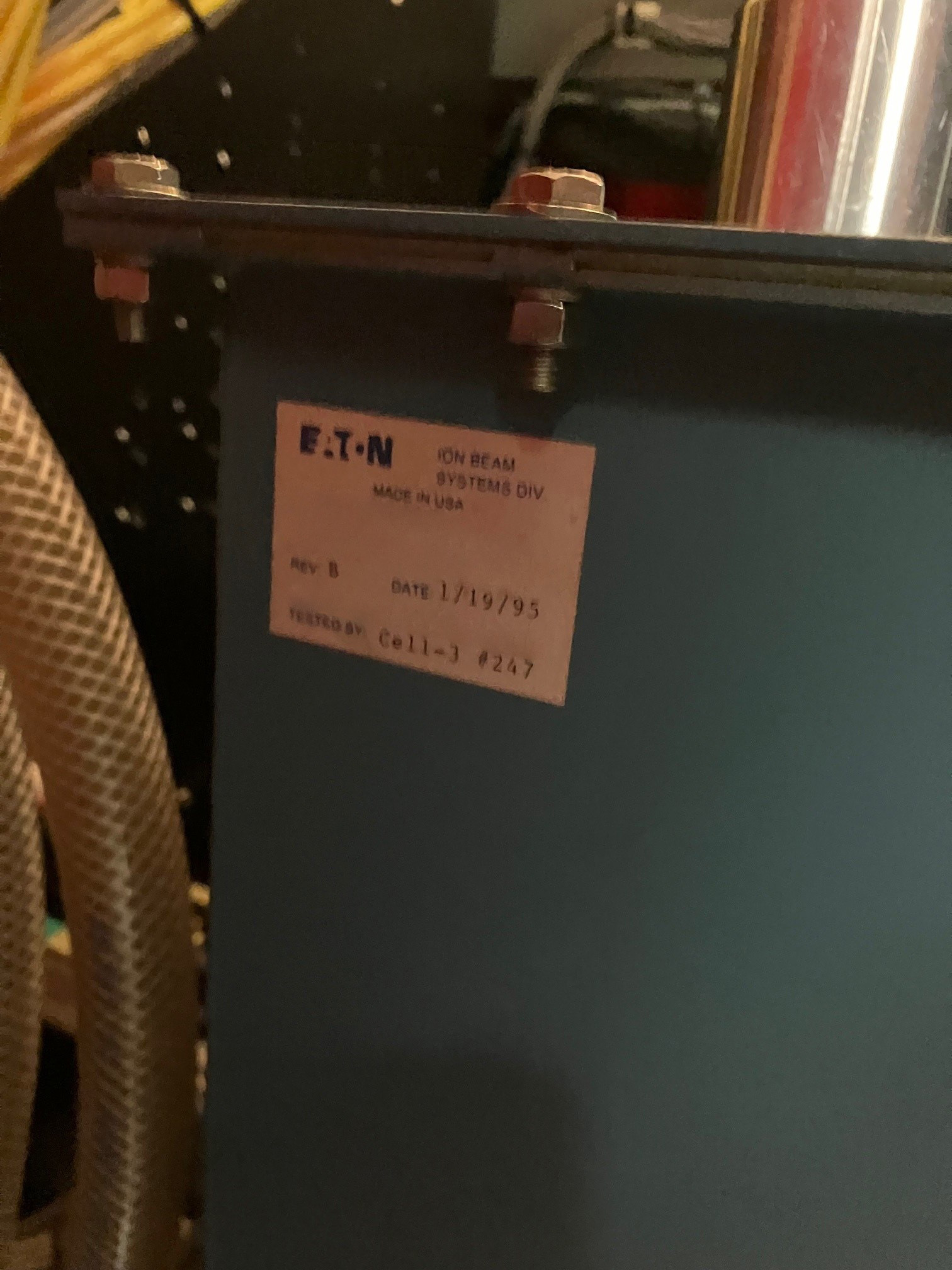 Used Eaton Nova Axcelis NV GSD 200