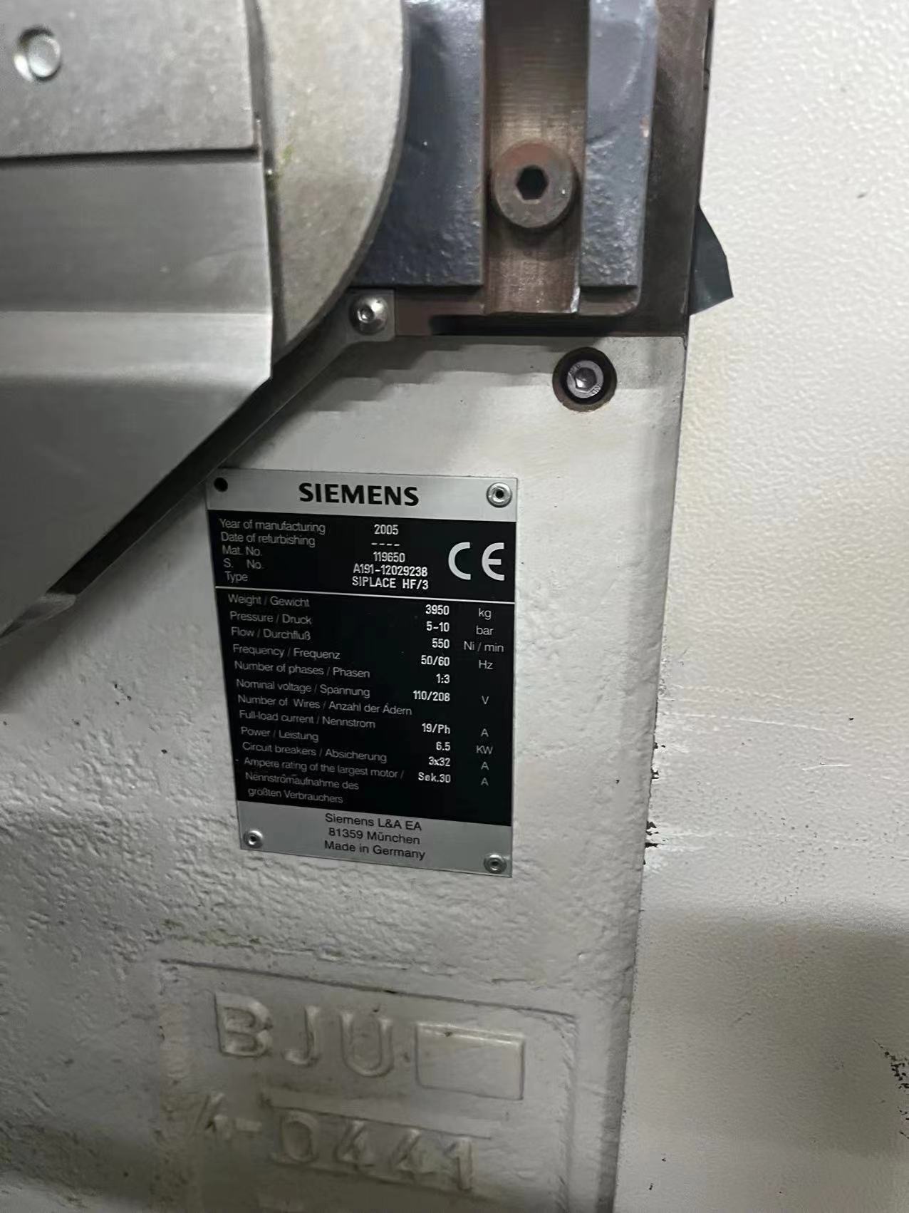 Used 2006 Siemens Siplace HF3