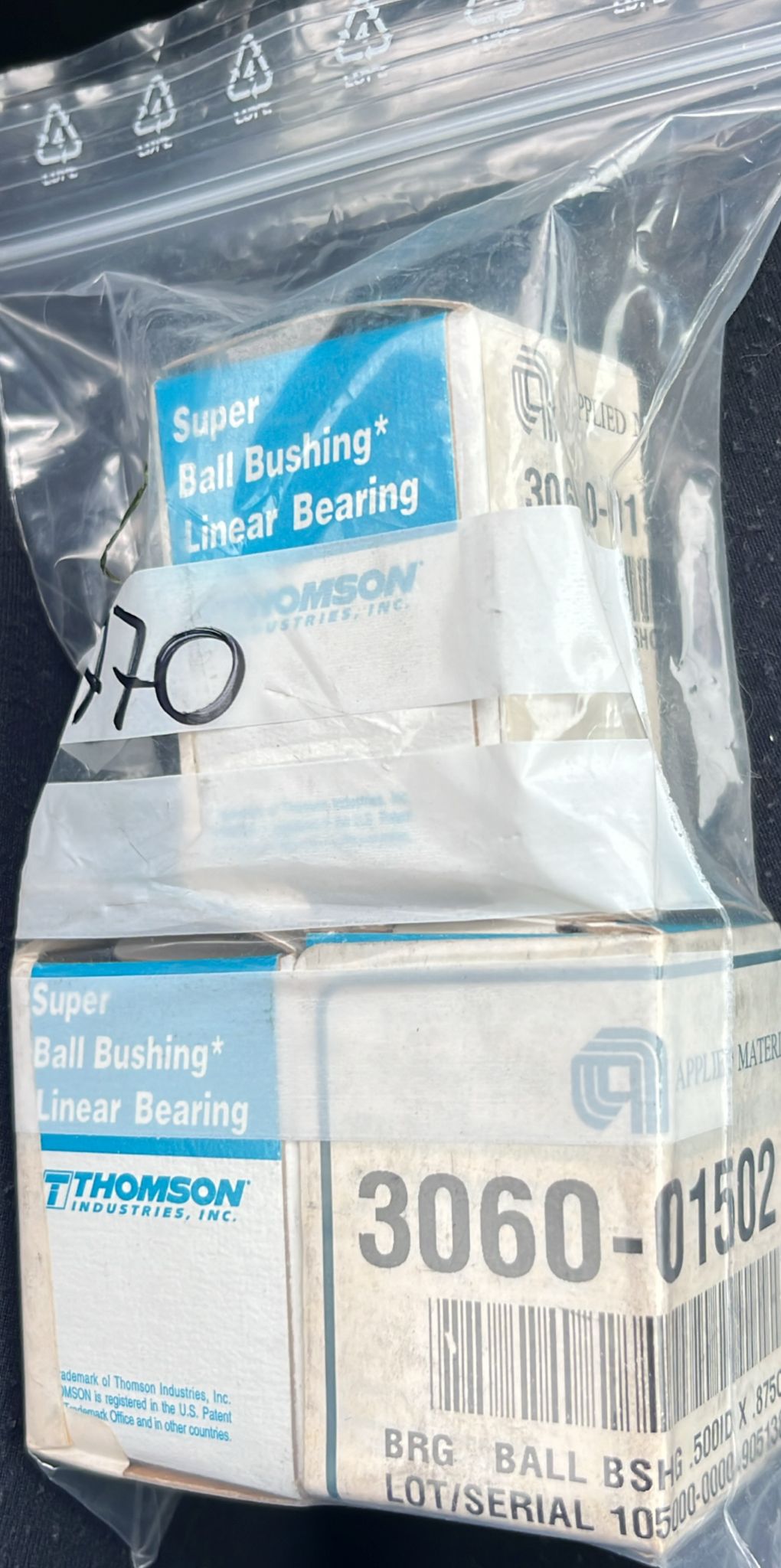 Used Applied Materials AMAT 3060-01502 #U#BEAR BALL BSHG .500