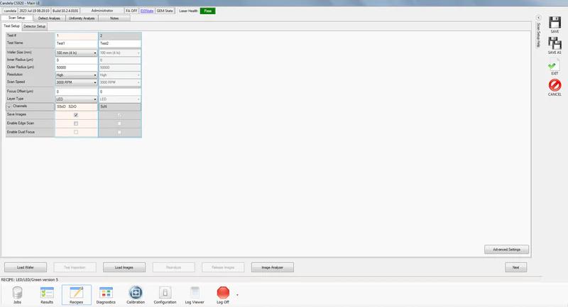 Used 2017 KLA Candela CS 920 Surface Analyzer