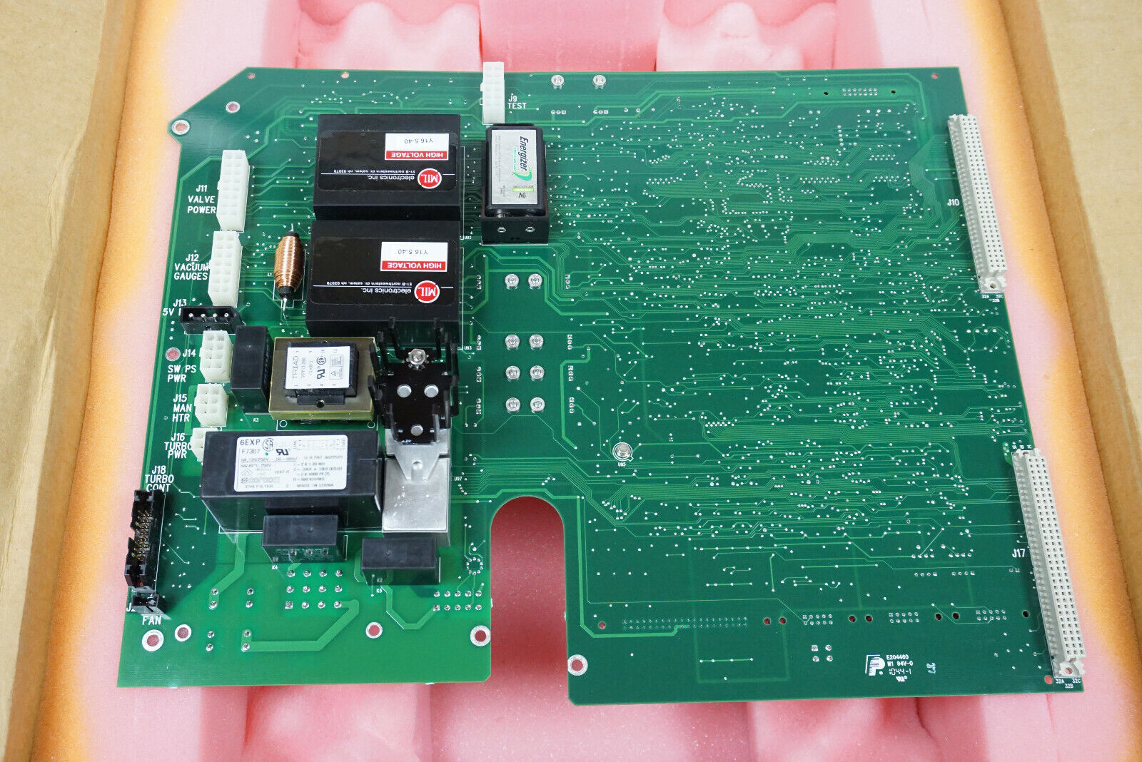 Used Agilent CUB0600005, Varian CUB06-00005 Power PWA Control Board, 1200L MS