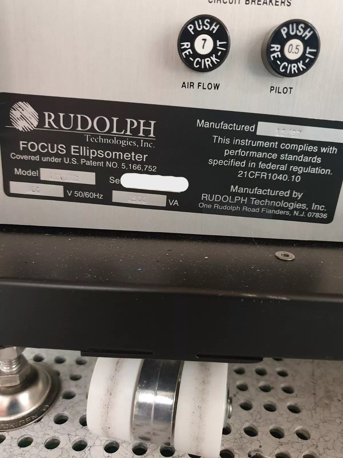 Used 1997 RUDOLPH FE-VII-SD