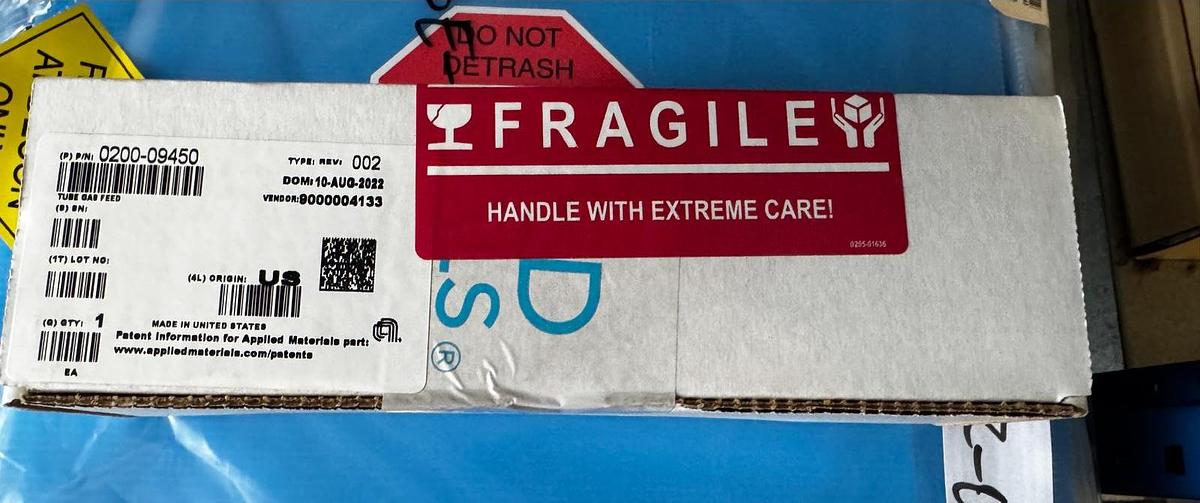 Applied Materials AMAT 0200-09450 TUBE GAS FEED OD 6.35MM