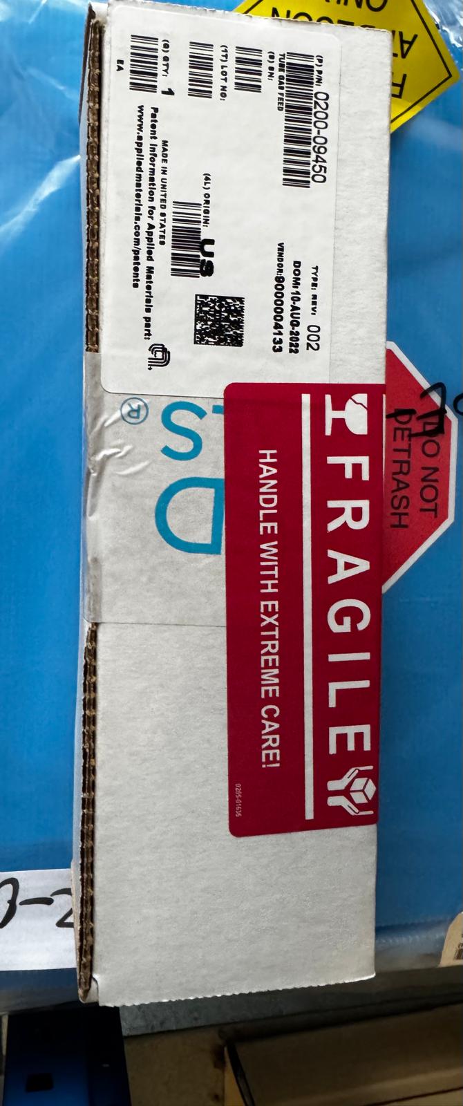 Applied Materials AMAT 0200-09450 TUBE GAS FEED OD 6.35MM