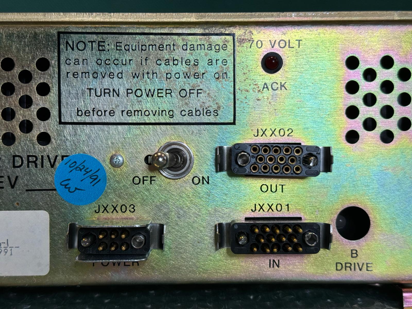 Used Eaton Nova 6200AV 6300 DUAL USTEP C DRIVE MOTOR DRIVE 0906-0108-0001