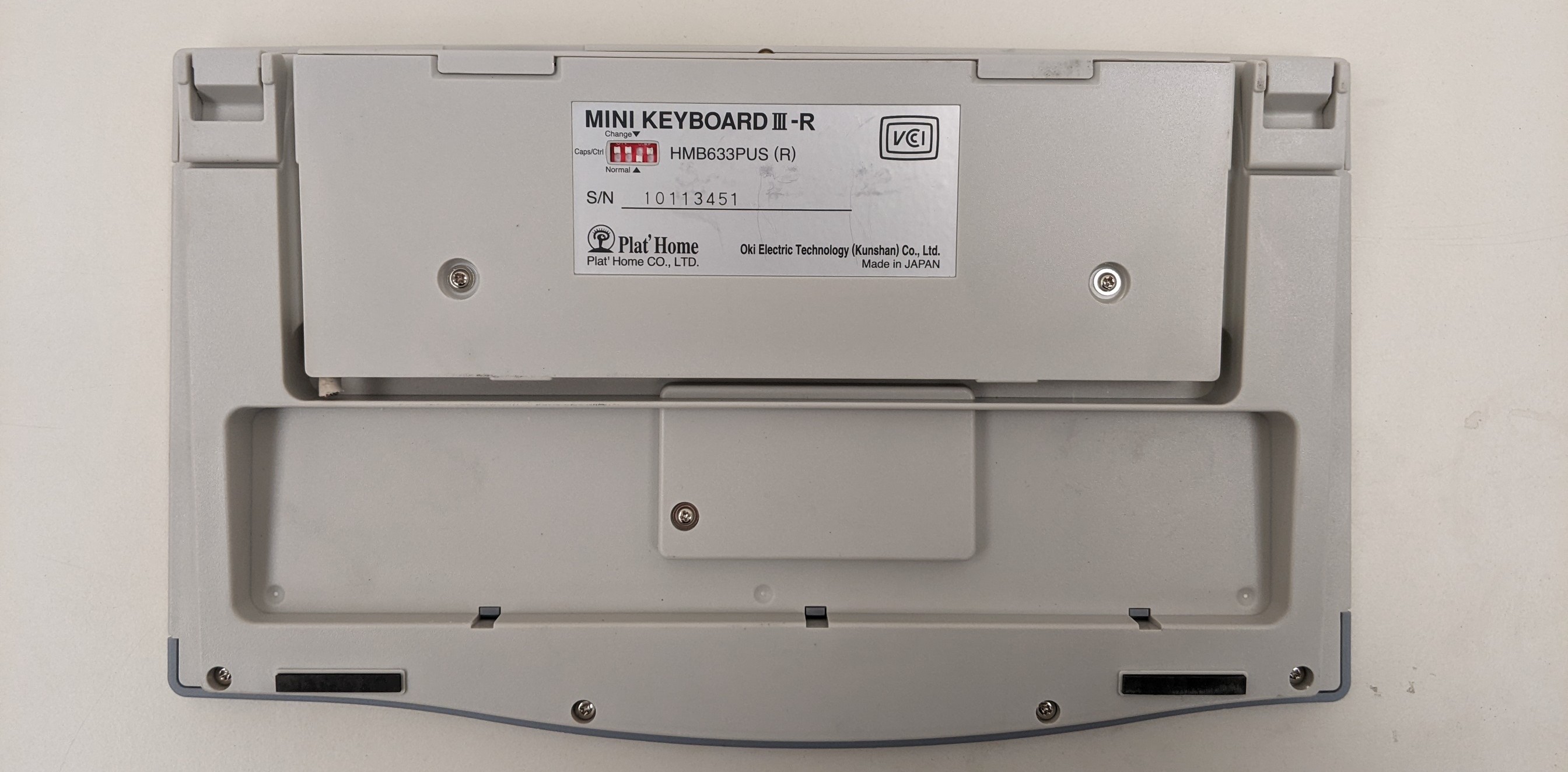 Used Plat' Home Co., Ltd. Oki Electric Technology (Kunshan) Co., Ltd. Mini Keyboard III -R