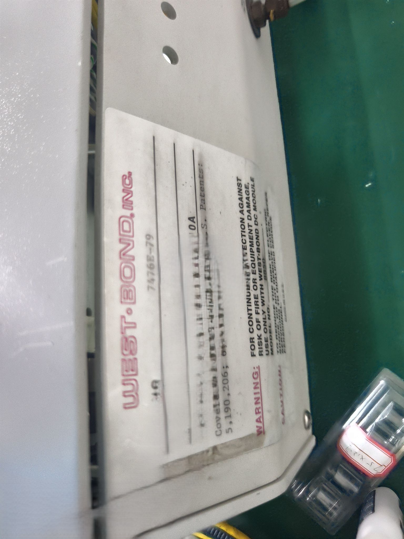 Used Westbond 7476E