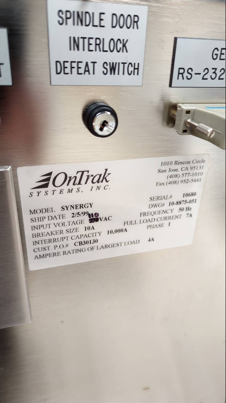 Used Lam Research/ Ontrak Synergy