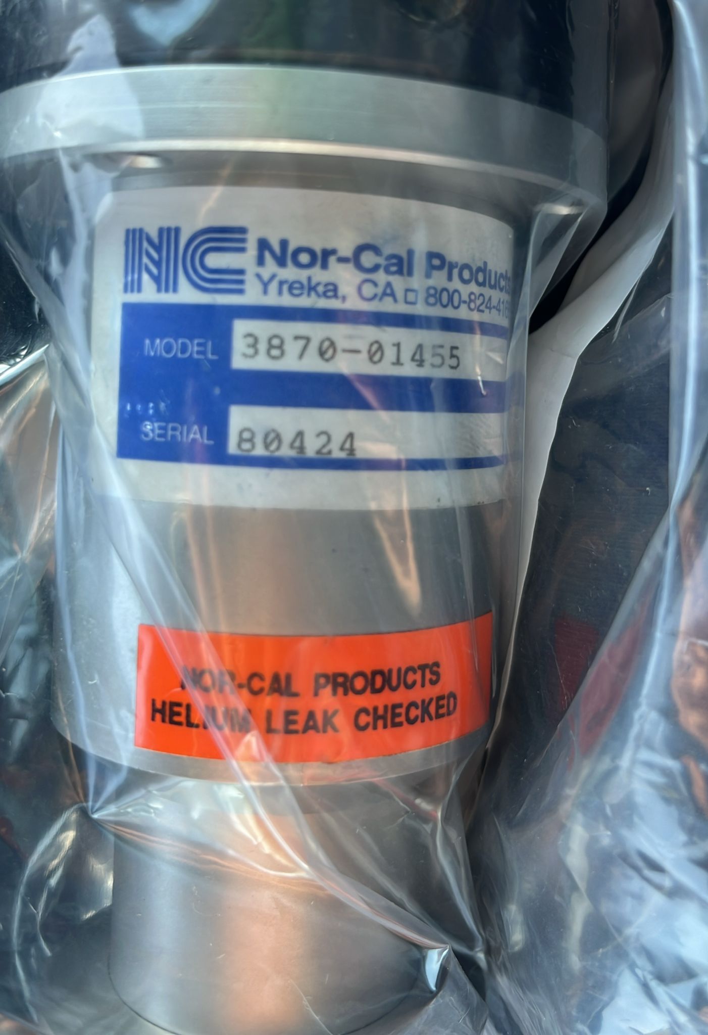 Used Applied Materials AMAT 870-01455 VALVE PNEU 1.50 OD PORT KALREZ