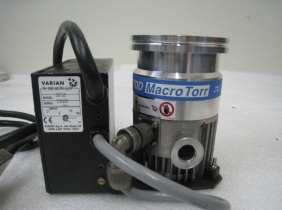 Used Varian Turbo TV70D, 9699361K, with controller