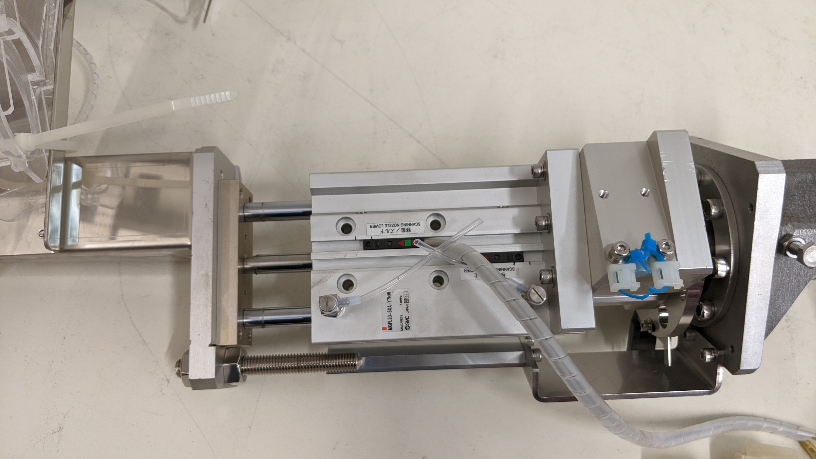 Used SMC & Oriental Motor Co., Ltd. MGP Compact Guide Cylinder / VEXTA 5 Phase Stepping Motor