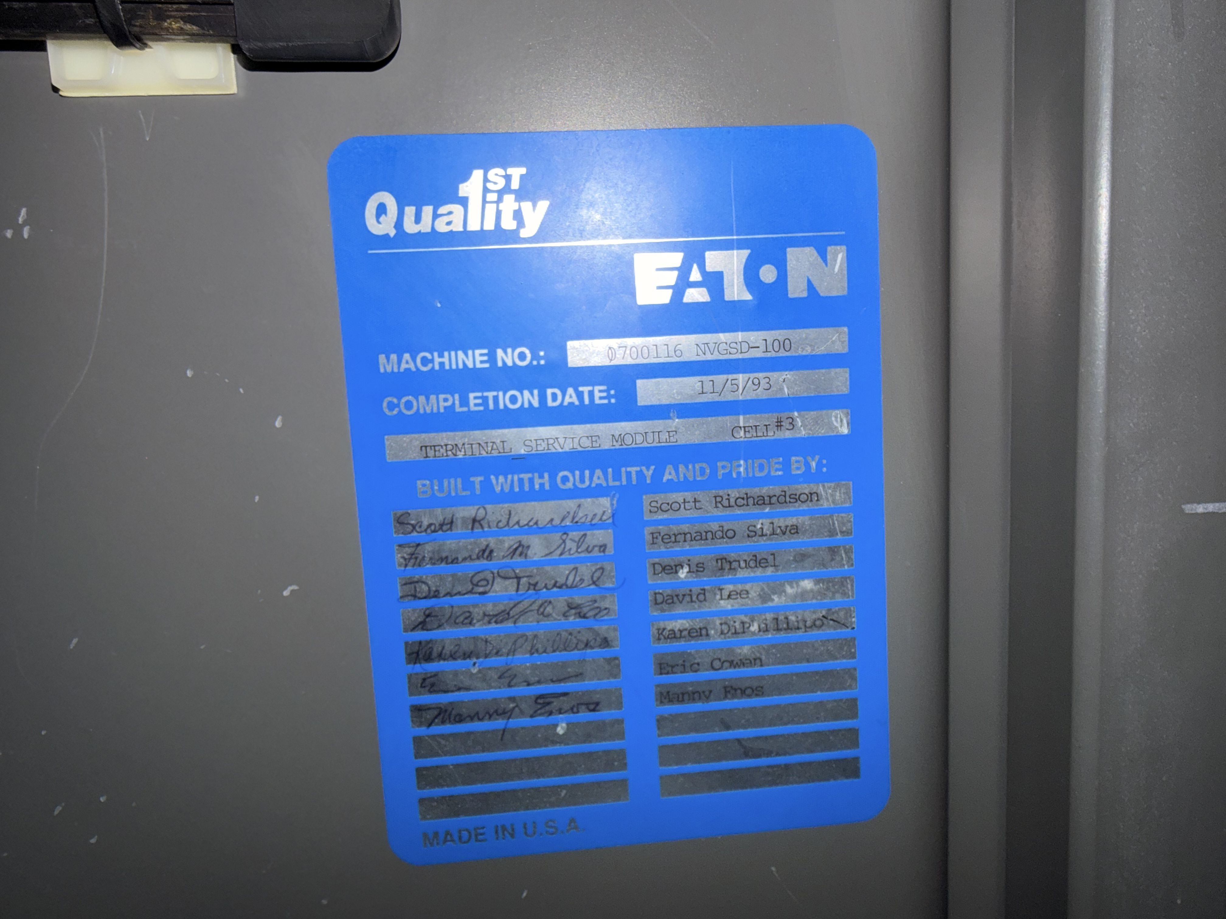 Used Axcelis Technologies Inc. / Eaton GSD 100