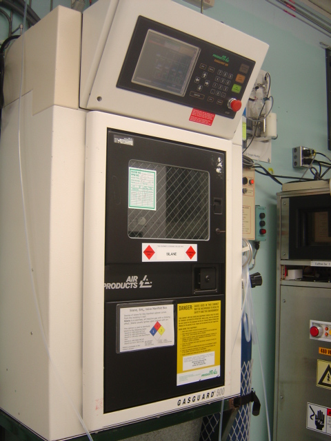 Used Air Products GG500 (Silane) Gas Cabinet