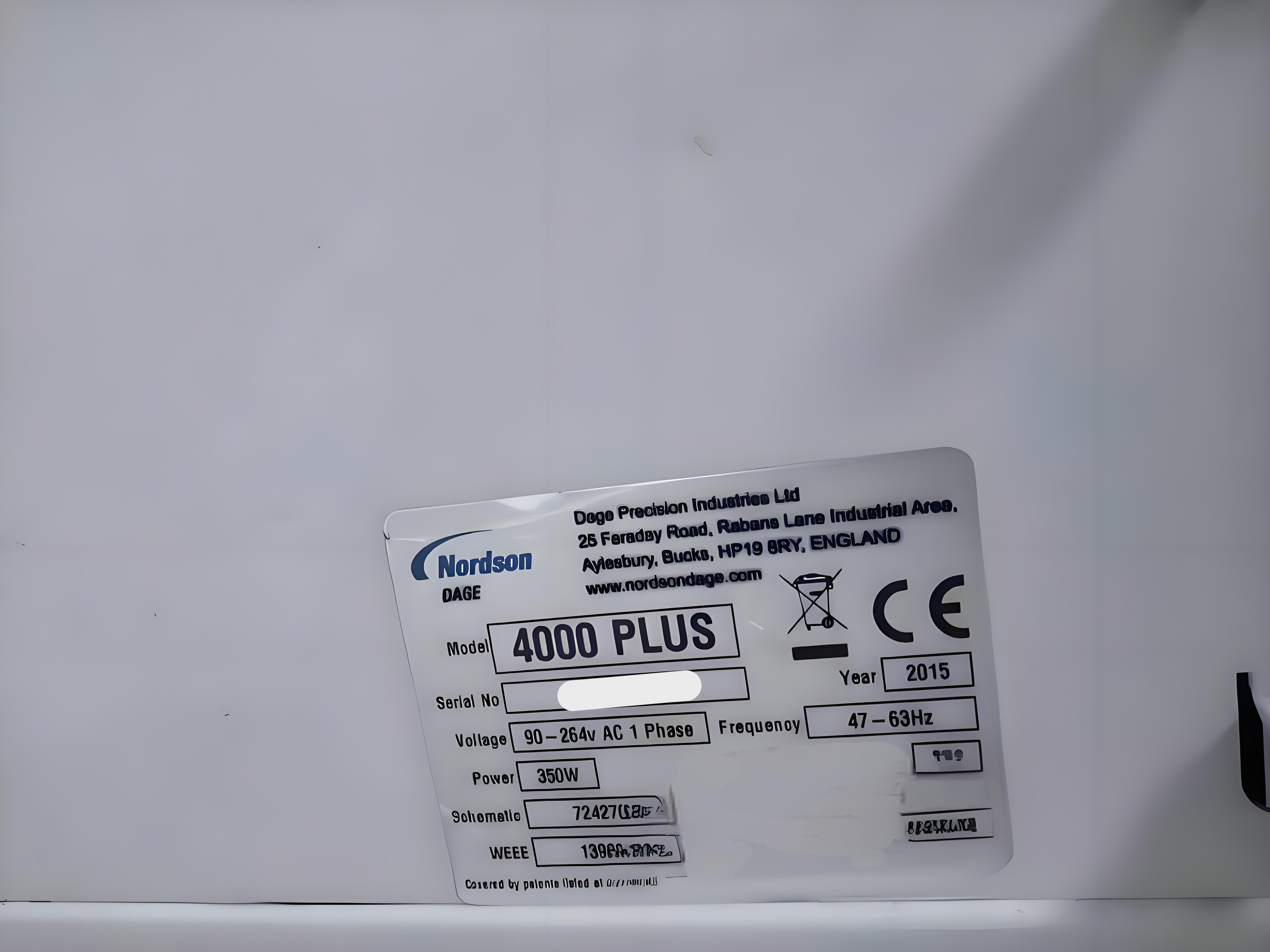 Used 2015 Dage  4000 PLUS Push/Pull Tester