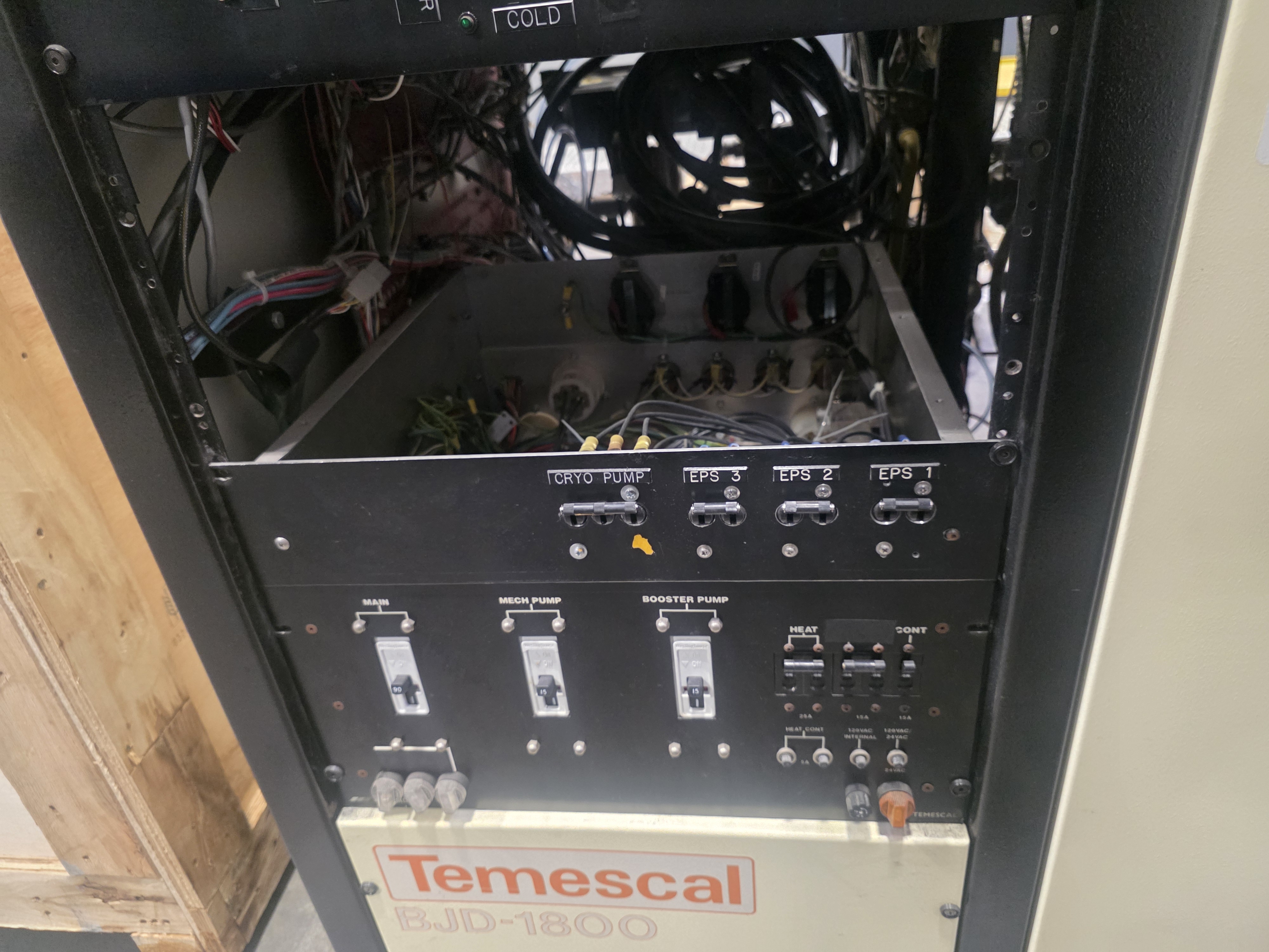 Used Temescal BJD1800 Ebeam Evaporator System