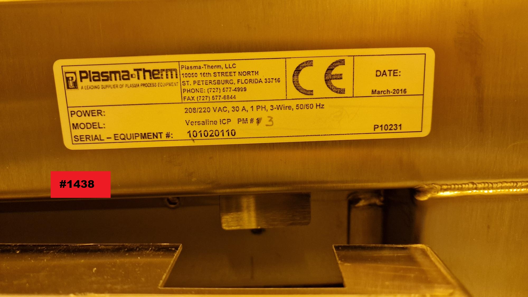 Used 2016 Plasmatherm Versaline ICP Dry Etching System (2 Systems / 5 Process Chambers / 150mm)