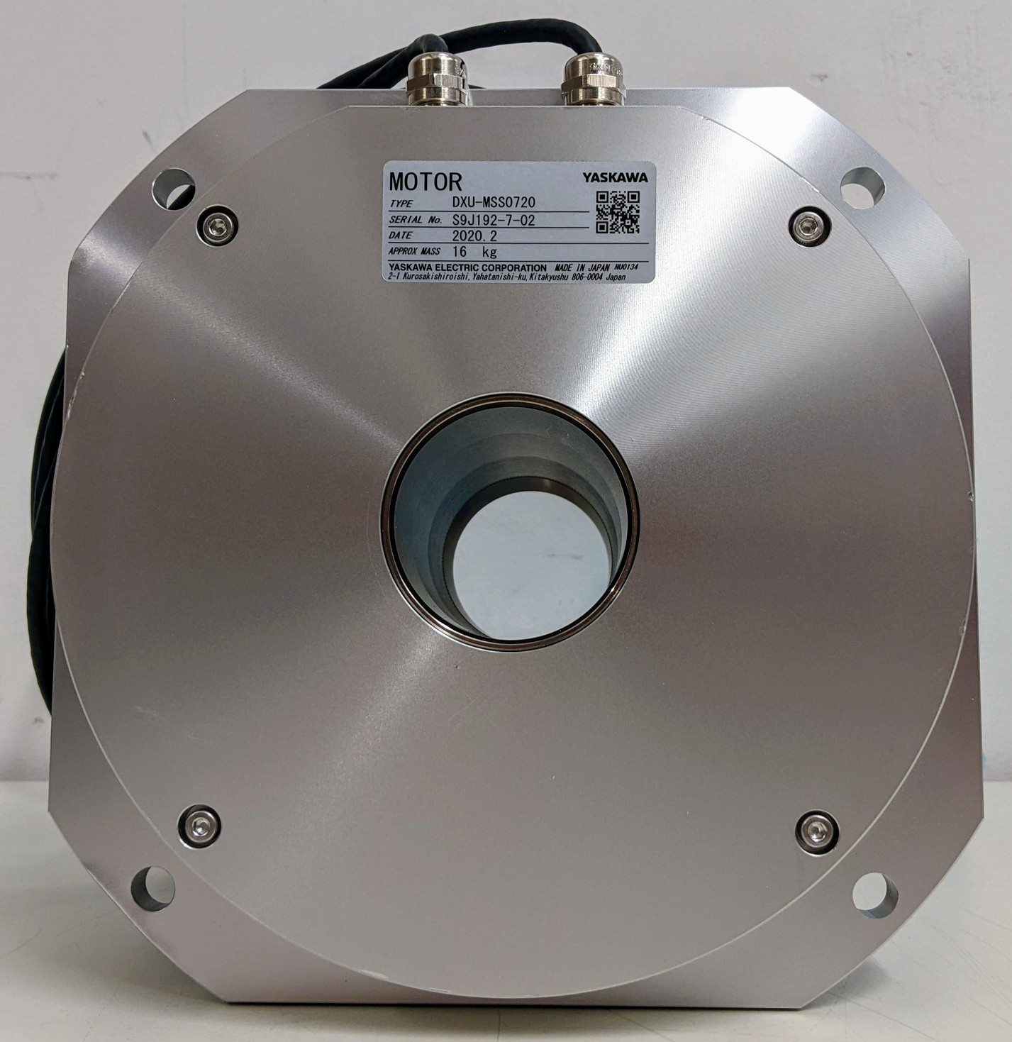 Used Yaskawa Electric - Supplier (SCREEN SPE GERMANY GmbH) Encoder Motor Change DCP510 SU38K