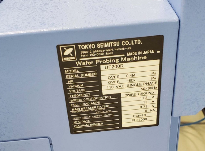 Used 2019 Accretech/TSK UF-200R Wafer Prober