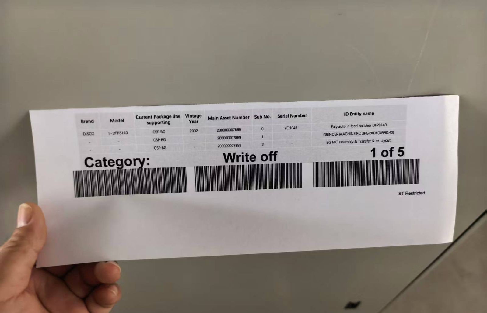 Used 2002 Disco DFP 8140 Polisher