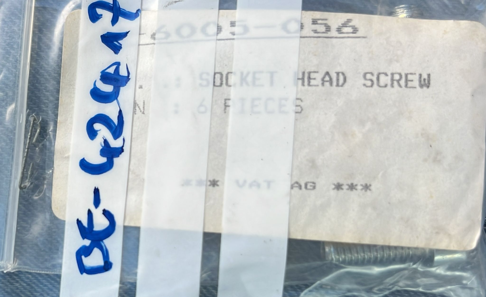 Used Applied Materials AMAT N-6005-056 #U#SOCKET HEAD SCR,VAT VALVE