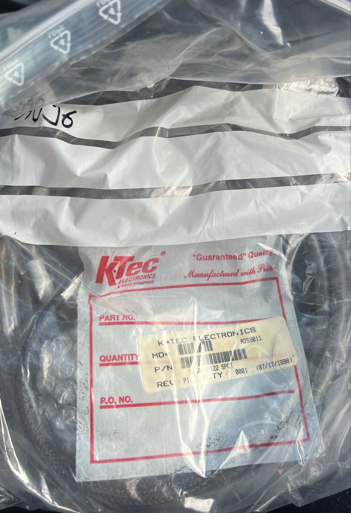 Used Applied Materials AMAT 0140-18122 #U#HARNESS ASSY,E-CHUCK PS