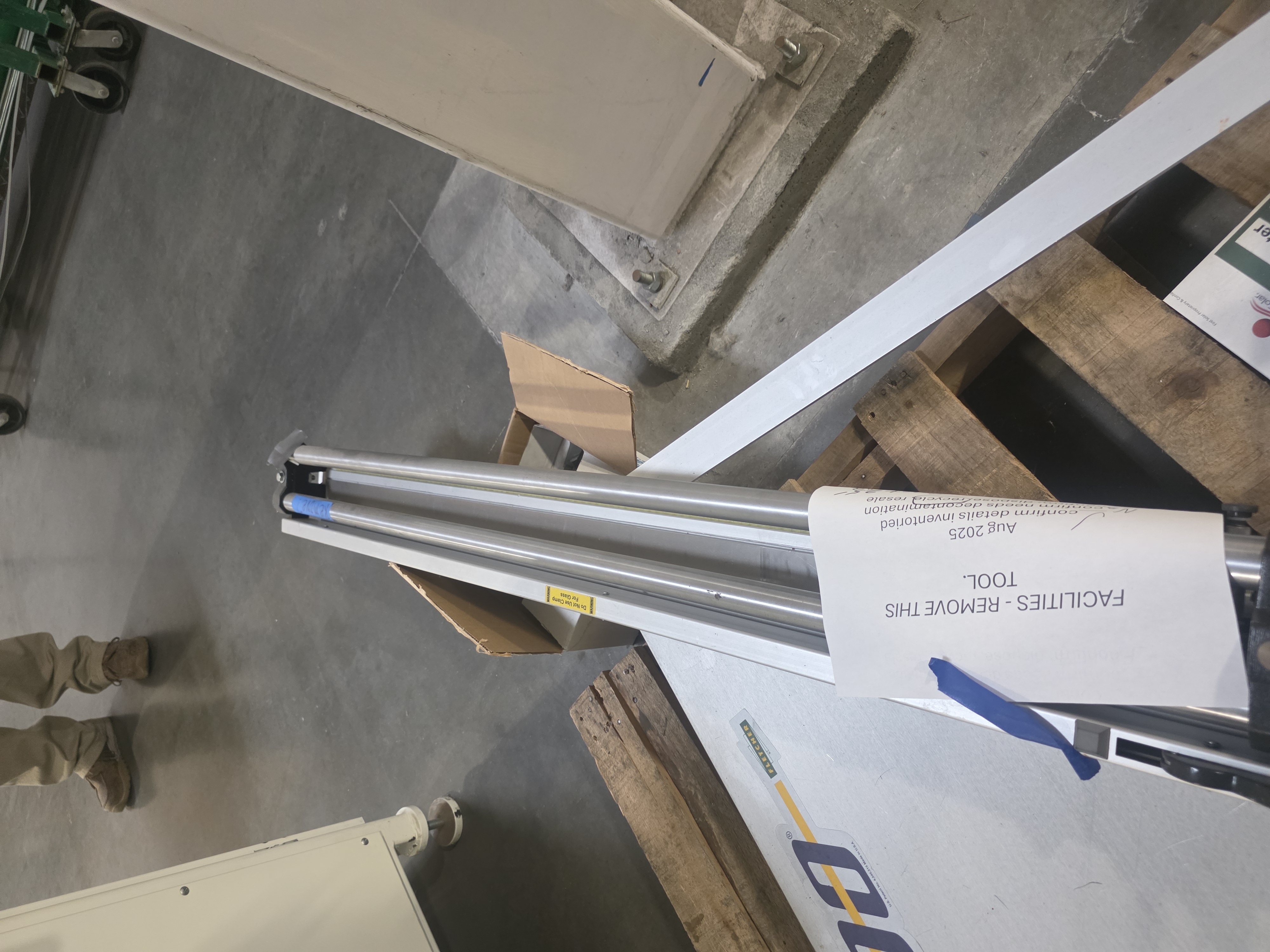 Used Fletcher 3000 Material Cutter Manual Wall Mount