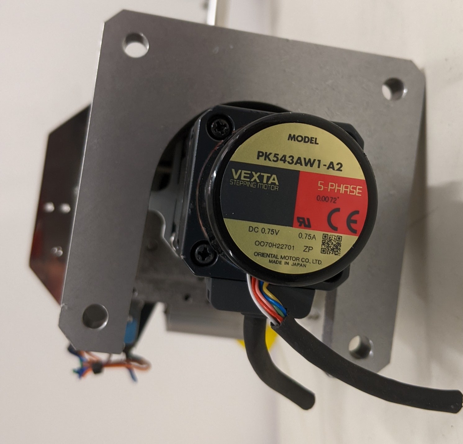 Used SMC & Oriental Motor Co., Ltd. MGP Compact Guide Cylinder / VEXTA 5 Phase Stepping Motor