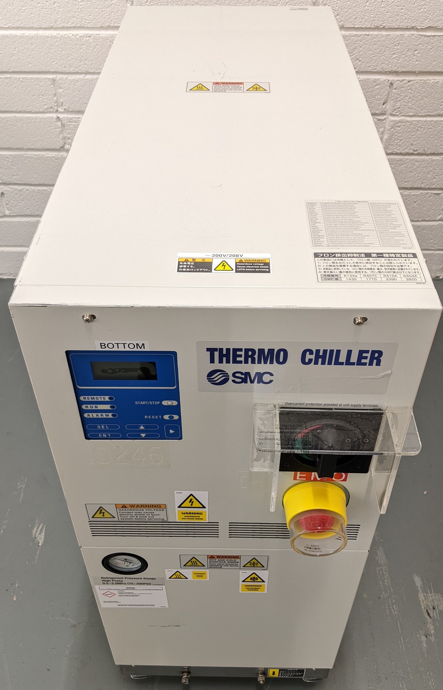 Used SMC Corporation Chiller