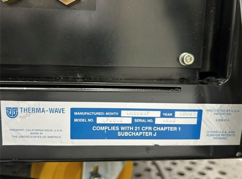 Used 1995 Thermawave OptiProbe3290DUV