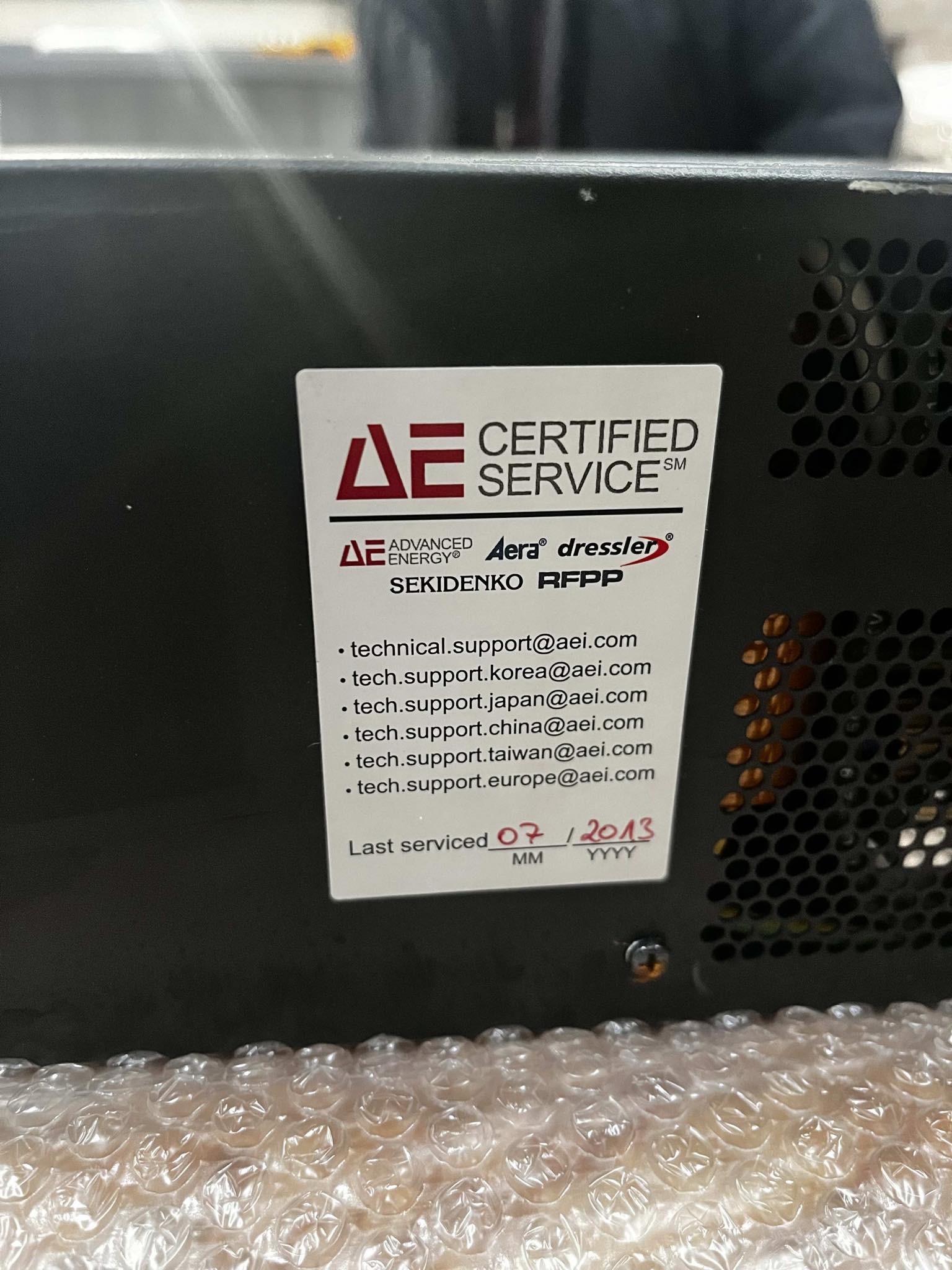 Used Advanced Energy AE Pinnacle 3152391-102M