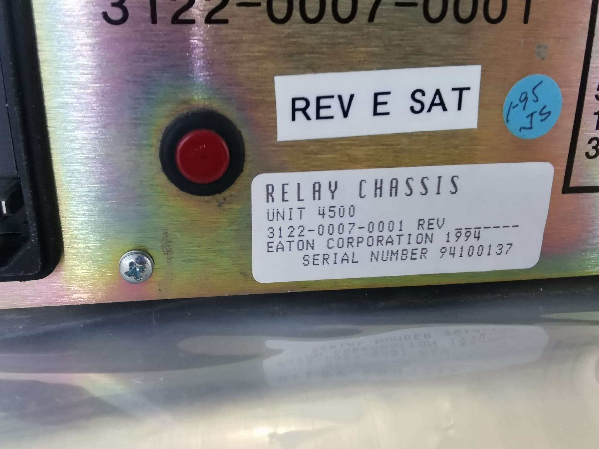 Used Eaton Nova 6200AV Relay interface Chassis 3122.0007.0001