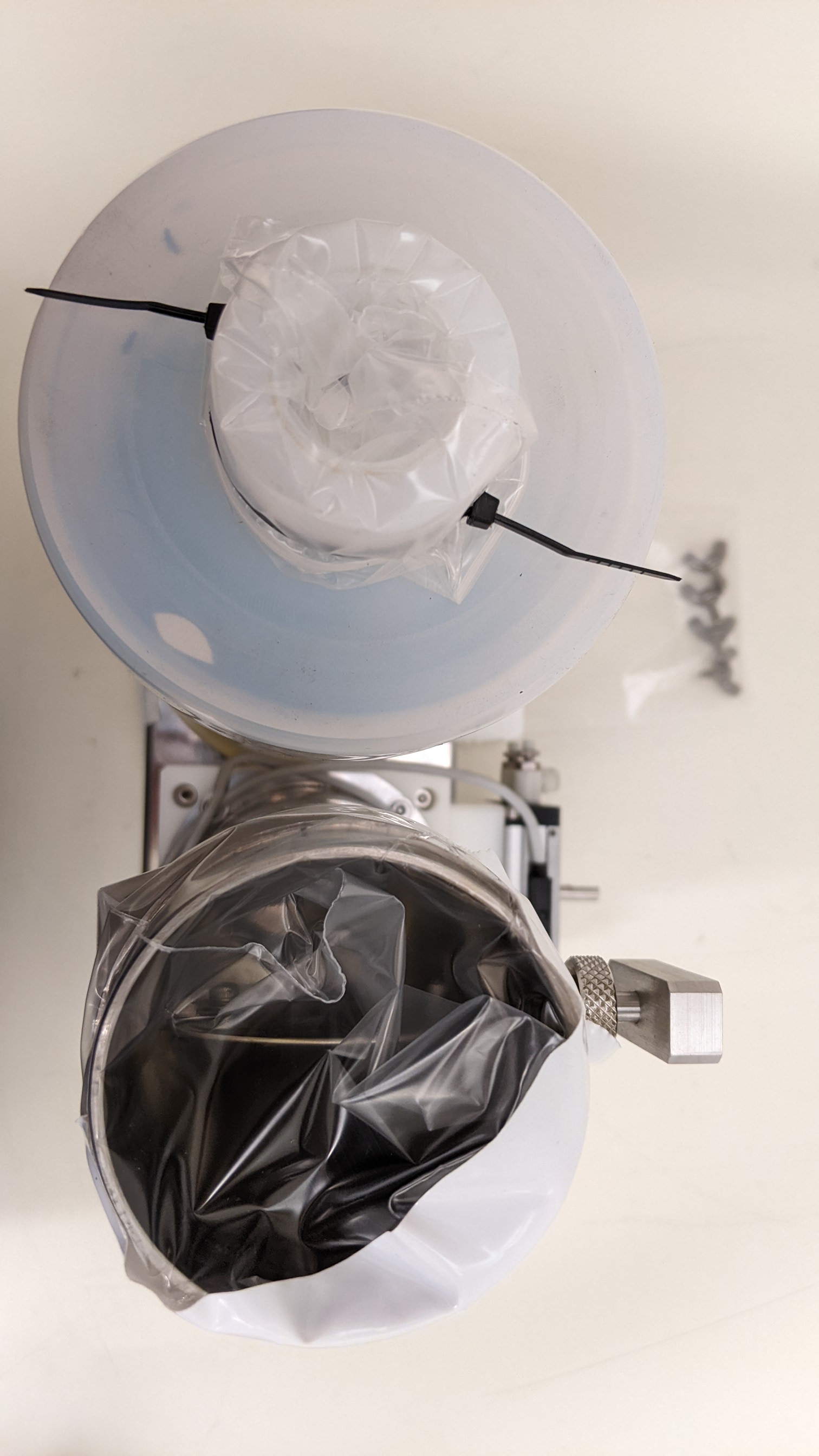 Used TEL Act 8 Part Dev 3-2 Exhaust Duct/ Auto Damper/ Manual Damper/ Mist Trap Assembly