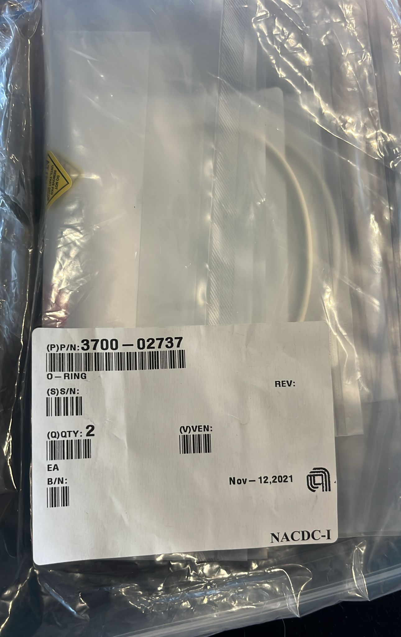 Used Applied Materials AMAT WXZ PART: O-RINGS - VARIOUS AVAILABLE