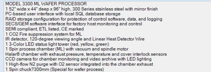 Used 2017 VEECO M3300ML