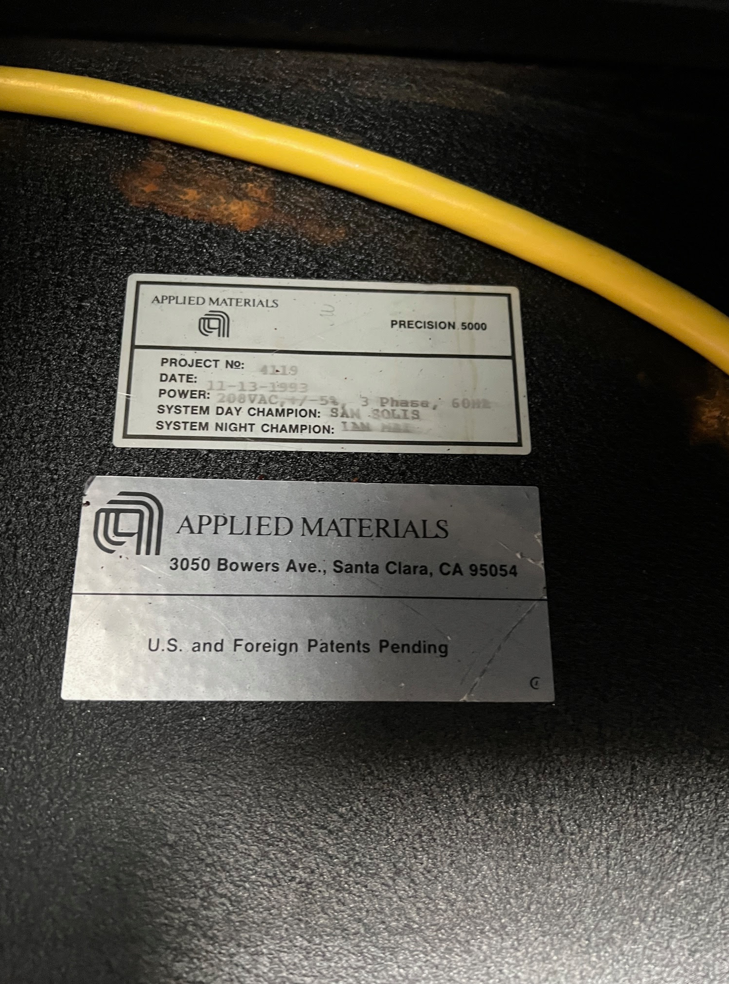 Used 1993 AMAT P5000 PECVD tool 3 Chamber