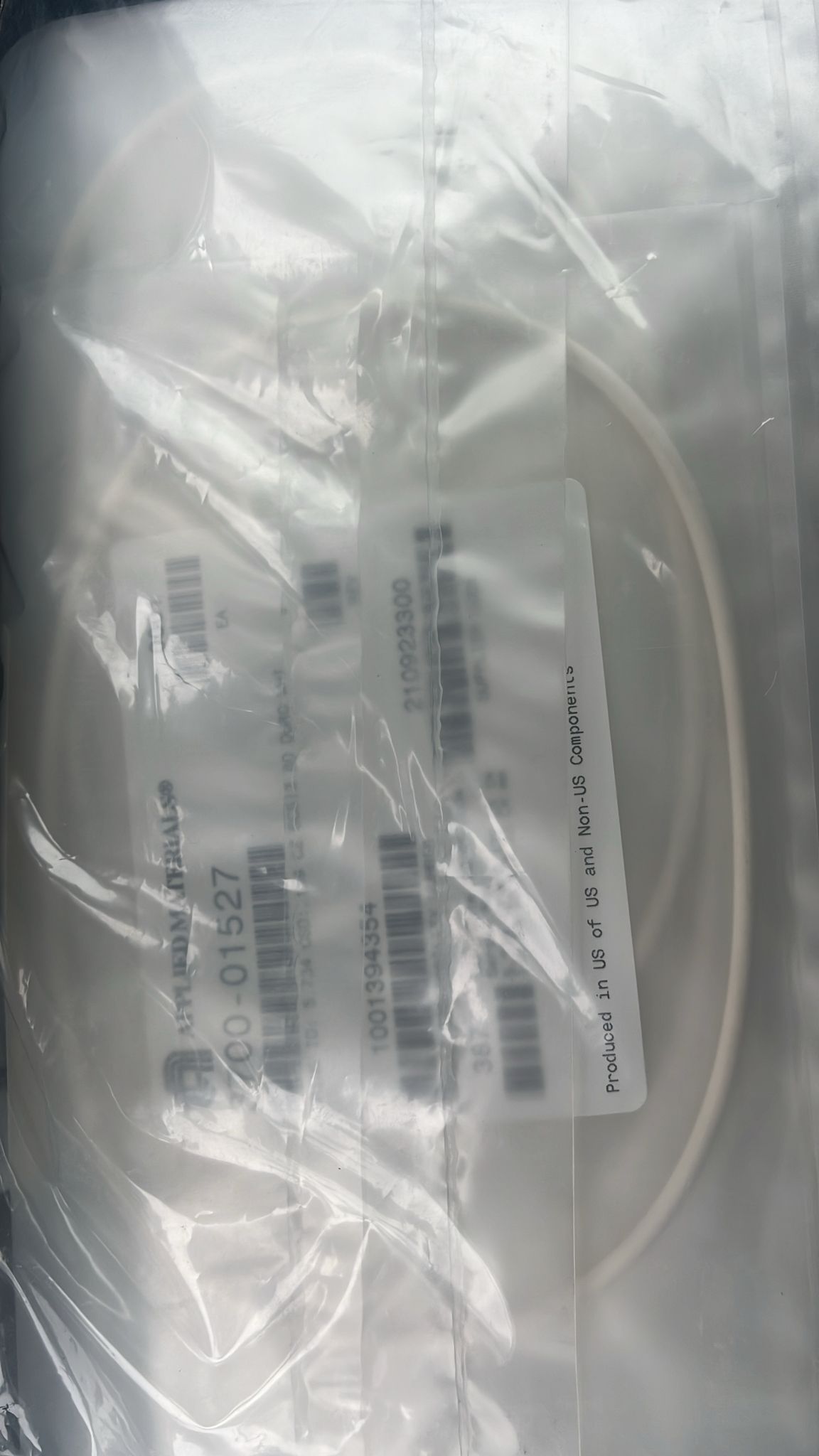 Used Applied Materials AMAT 3700-01527 SLITVALVE O-RING CHEMR ID 5.734 CSD