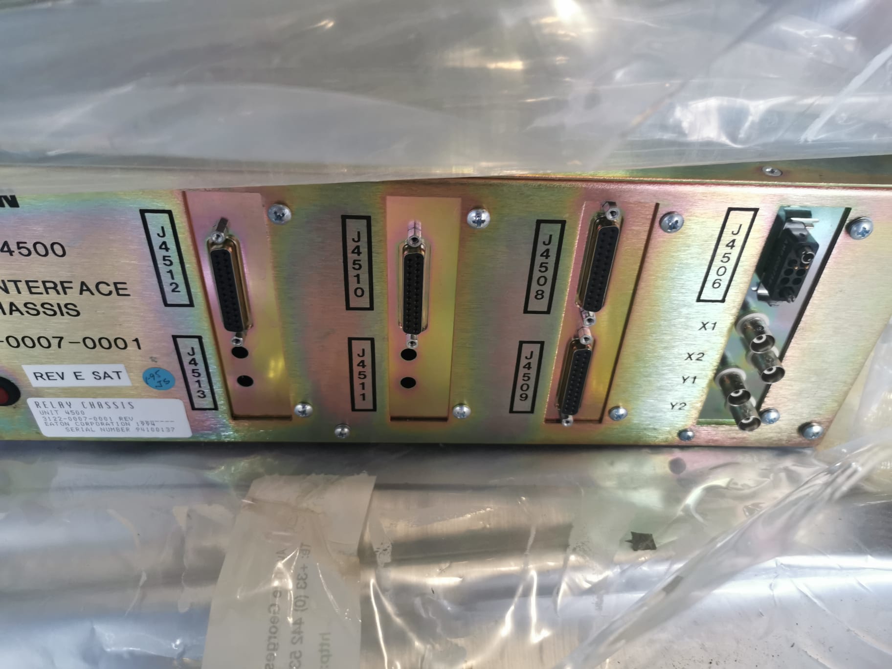 Used Eaton Nova 6200AV Relay interface Chassis 3122.0007.0001