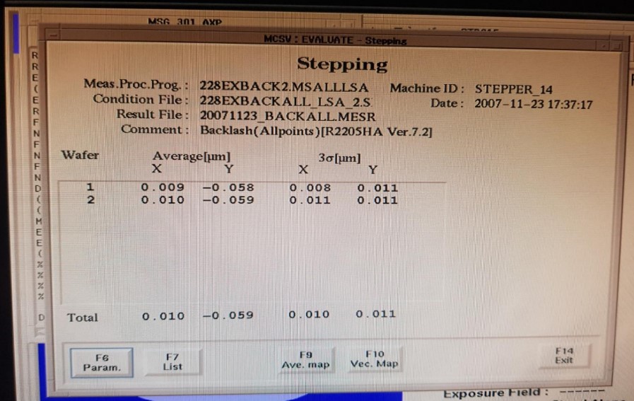 Used Nikon NSR-2205EX14C Stepper 8